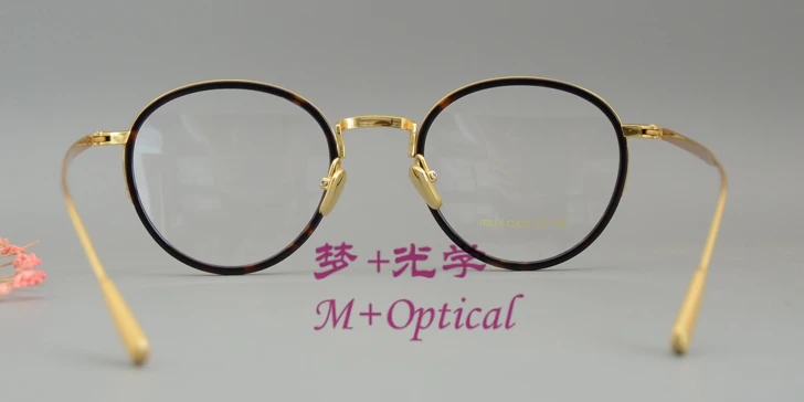 Винтажные качественные ультралегкие очки из чистого титана, классическая круглая оправа FA6138, очки для женщин и мужчин, линзы по рецепту