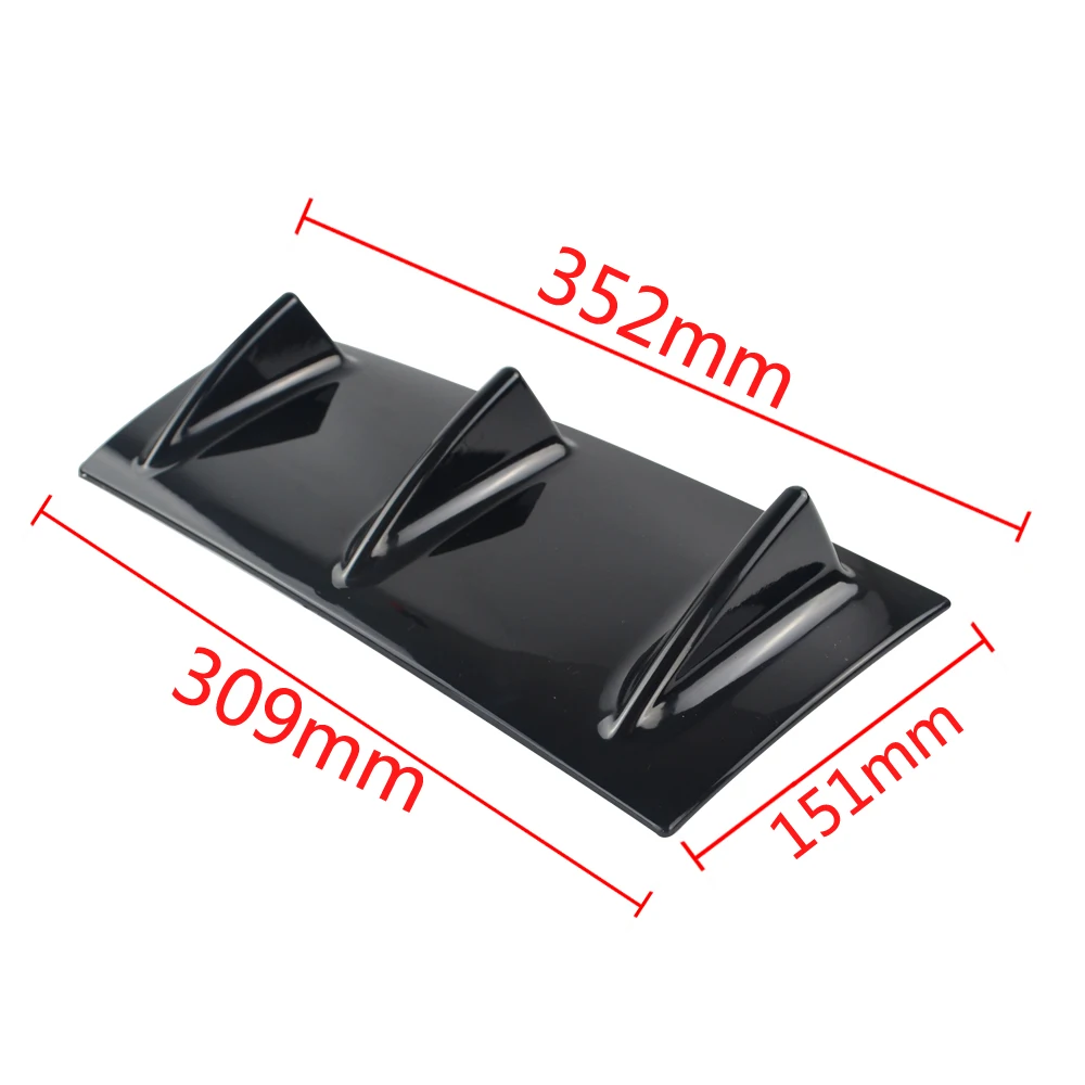 ABS автомобильный Стайлинг пластик 23 &quot/ 14&quot x 6 &quotУниверсальный нижний