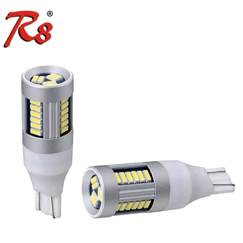 

R8 2Pcs W16W T15 LED 912 921 Car Reverse Bulb Canbus OBC Error Free Auto Backup Light Turn Signal Brake Lamp White AC 12-30V