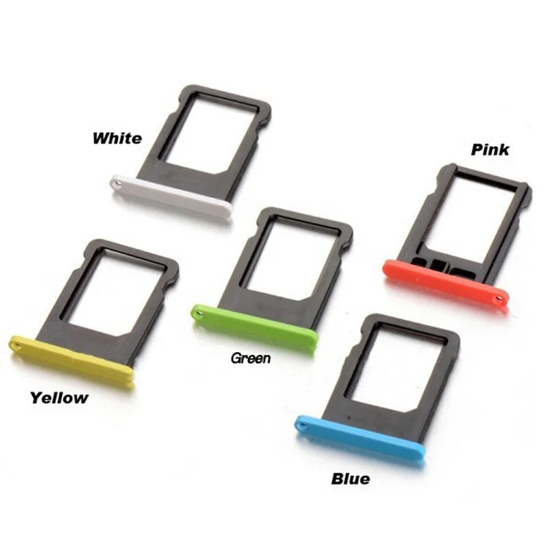 Colorful Sim Card Tray Slot Holder Replacement for Apple iPhone 5C Colorful Sim Card Tray Slot Holder Replacement for Apple iPhone 5C
