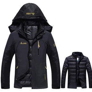 Зимние женские куртки, 2 шт., для спорта на открытом воздухе, водонепроницаемые, с хлопковой подкладкой, теплые, для пеших прогулок, лыж, кемпинга, женская брендовая куртка, VB067 - изображение