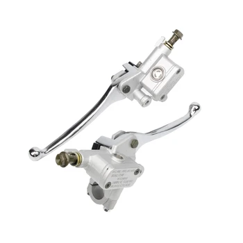 

1 Pair Motorcycle Hydraulic Brake Master Cylinder Clutch Lever Right Left Hand