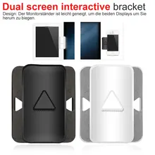 Регулируемая подставка для телефона держатель для планшета многоэкранное Боковое крепление для ноутбука подключается кронштейн для планшета двойной тройной зажим для монитора