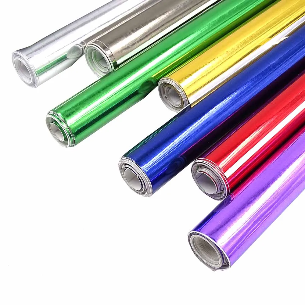 

30/40/50*200cm Chrome Mirror Vinyl Wrap Cover Film Car Vehicle External DIY Waterproof Protective Wrapping Sticker Car Styling
