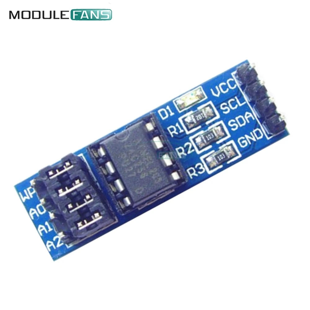 

AT24CXX I2C Interface Adapter 8 Pin EEPROM Memory Modules PCB Excluding Chips Board 8P Pull Up Resistor Board