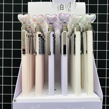 2 шт./партия Kawaii блестящие красочные сердца из прессованного металла автоматические механические карандаши студенческий канцелярский школьный офисный поставка 0,5 мм