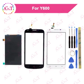 

10pcs/lot 5.0'' For Huawei Honor Y600 Display Screen +Touch Screen Digitizer Black&White With Tool