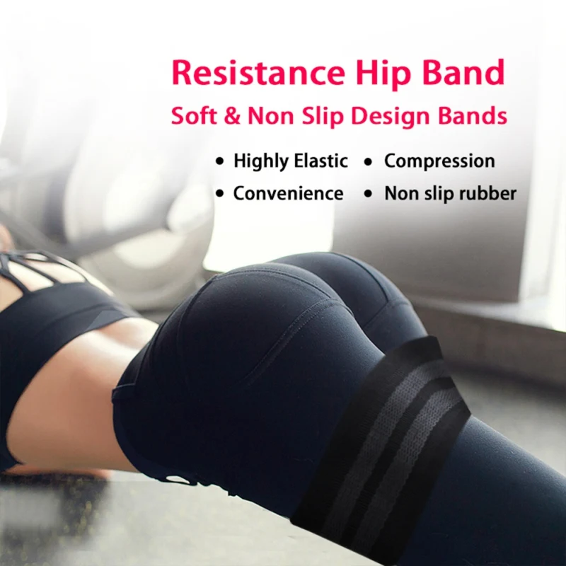 

Yoga Guidance Hip Band Resistance Bands elastic Fitness Equipment For Warmups Squats Mobility Workout Leg Pull band
