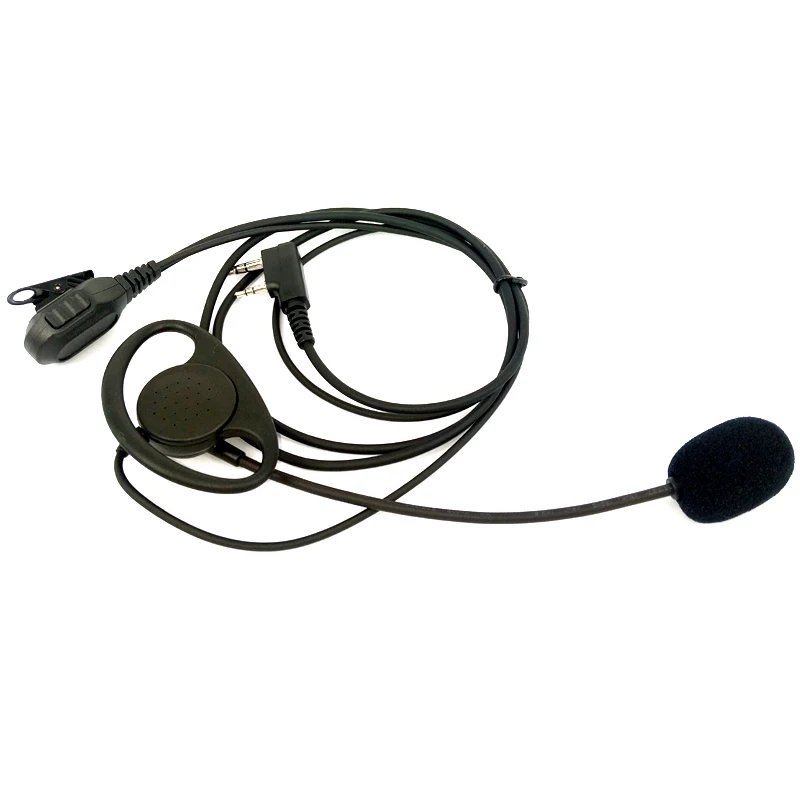 2 Pin D-Shape PTT Earpiece Headset for Kenwood Baofeng Radio 1 IMG_20170331_154047
