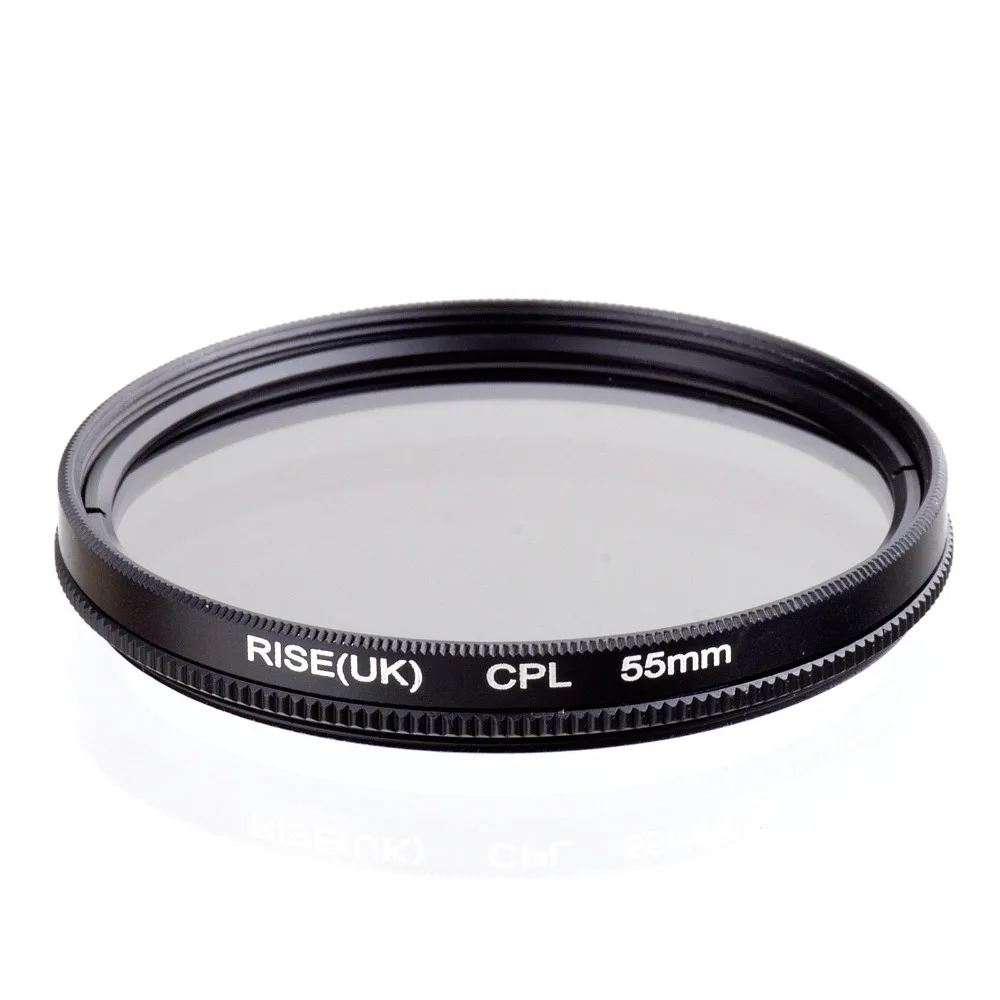 Круговой поляризационный фильтр RISE(UK) 55 мм для камеры Canon NIKON Sony Olympus|filter lens|filter lens