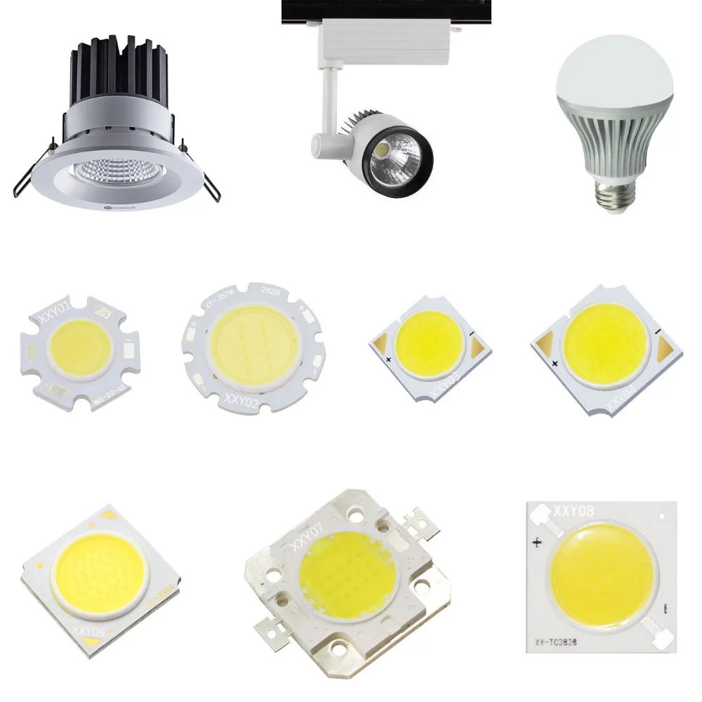 5 шт. Ra&gt 80 120LM/W 5w 7w 10w 12w 15w 20w 30w Теплый 3000k холодный белый 6000k COB Чип светодиодный для