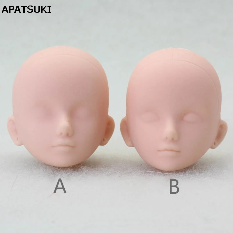 16 Soft Practice Makeup DIY Doll Head For 11.5" Doll Heads For BJD