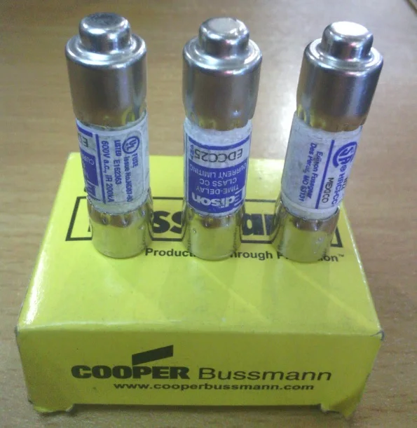 EDCC2 оригинальный аутентичный US BUSS Эдисон 10*38 предохранитель с