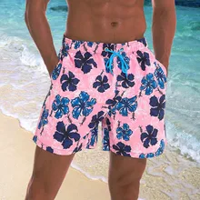 Мужские плавки, мужские плавки, быстросохнущие трусы-боксеры, дышащие пляжные шорты, купальники 12 цветов