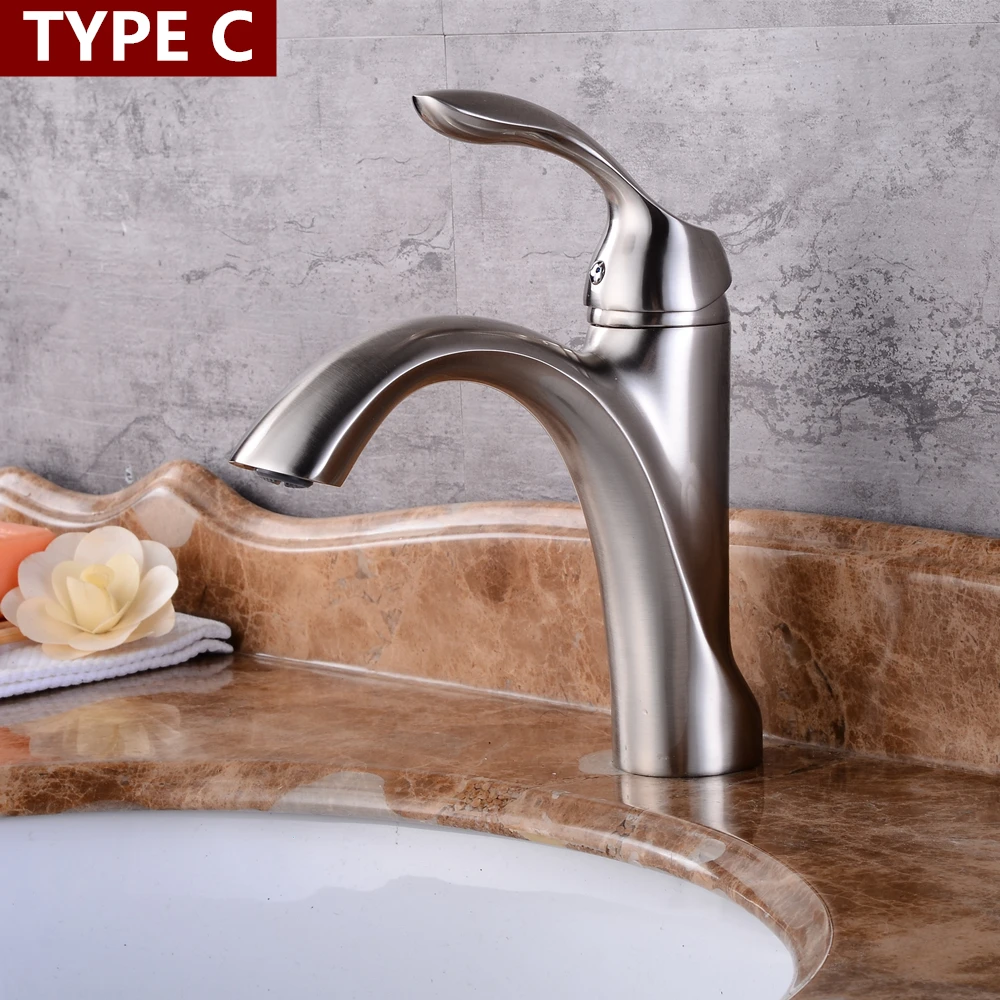 Best Bathroom Basin Sink Faucet Single Handle Kitchen Tap hot and cold water Basin Faucet Kitchen Faucet Torneiras Mci1