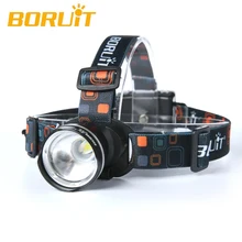 Перезаряжаемый 2000LM XM-L T6 светодиодный масштабируемый налобный фонарь головной светильник фонарь вспышка светильник черный
