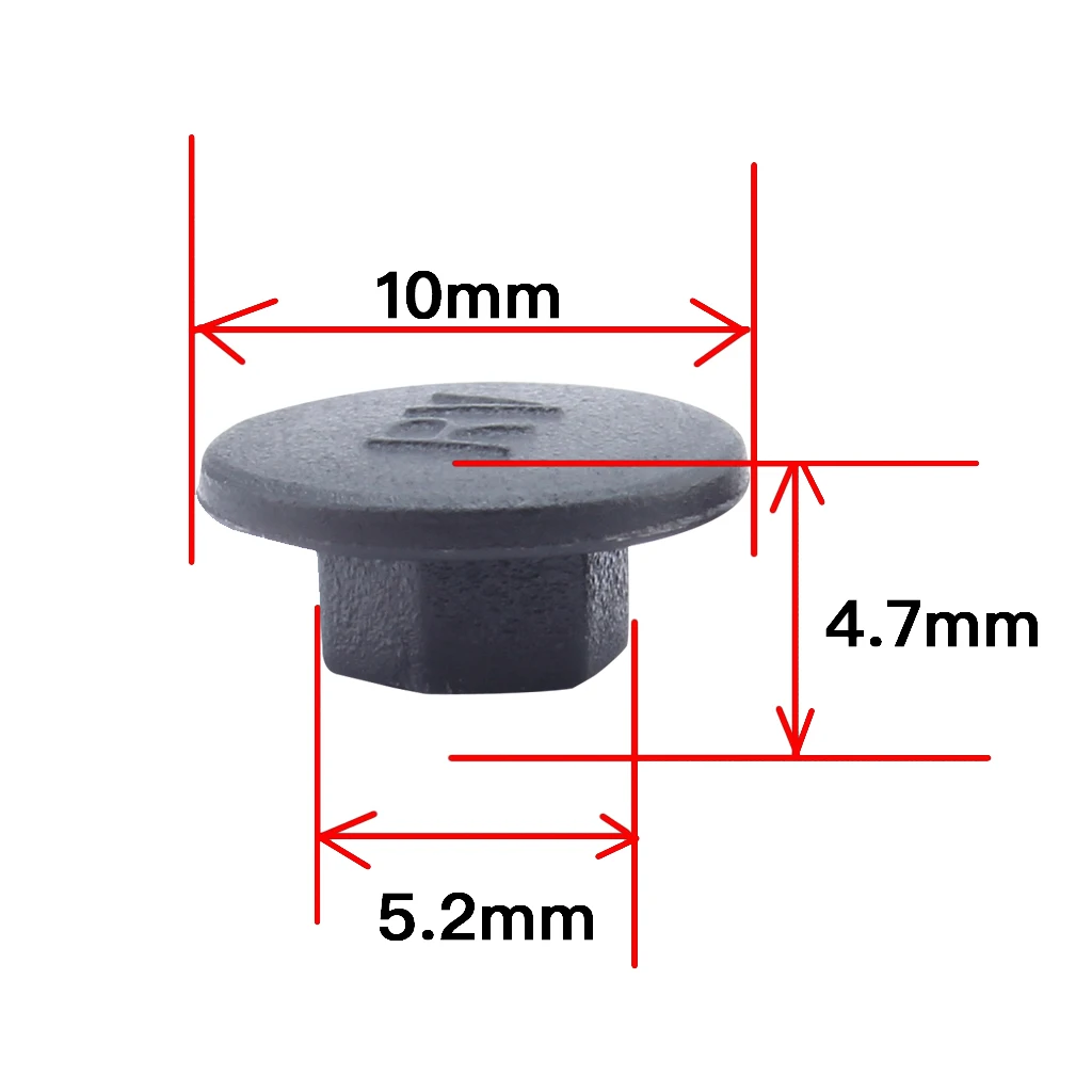 10pcs Hex Socket Allen Bolt Screw Nut Hexagon Head Cover Cap Protector for Bike Bicycle Cycling Headset