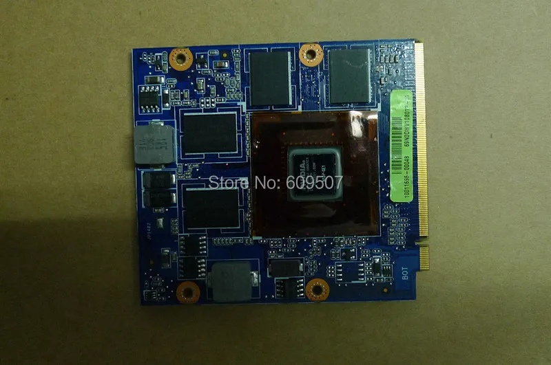 

Wholesales VX5 69N0DWV10B01P-01 nVidia Geforce GT 130M N10P-GE1 1GB DDR3 MXM-II Laptop VGA video card for Asus full tested