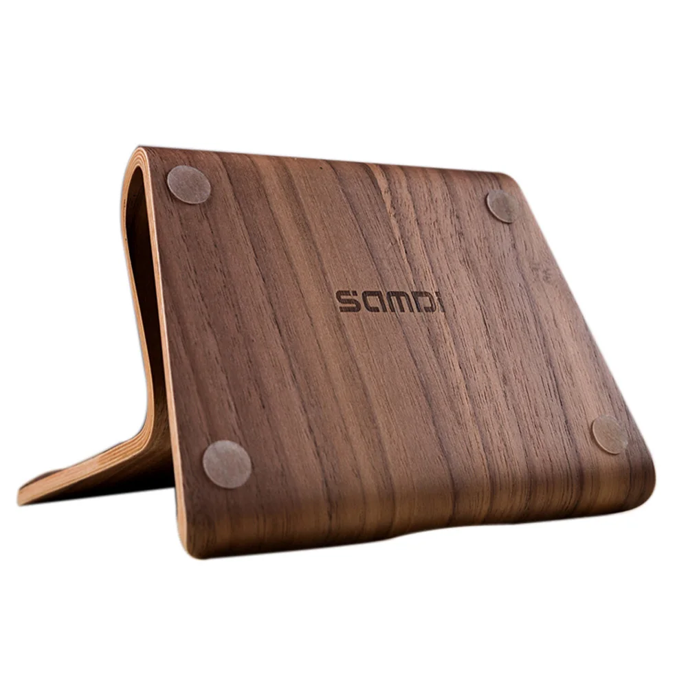 Samdi de Madeira Suporte do Telefone Suporte para Ipad Chegada Nova Universal Tablet Samsung Tab pc - Imagem 5