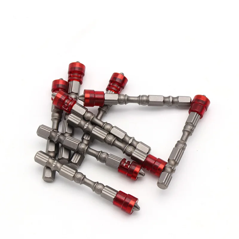 

1Pcs 1/4" Magnet Driver Steel Head Hex Shank With Magnetizer Ring Cross Magnetic Bit Hand Drill Electric Screw Tool