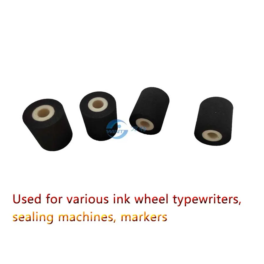 36*40MM Energy Saving Black Hot Printing Ink Roll for 380f Ink Coding Machine sponge ink roller for hot stamping printer