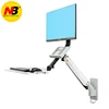NB MC32 ergonomique ordinateur assis-debout poste de travail support de bureau table d'ordinateur portable table de levage moniteur support étagère clavier plaque ► Photo 2/5