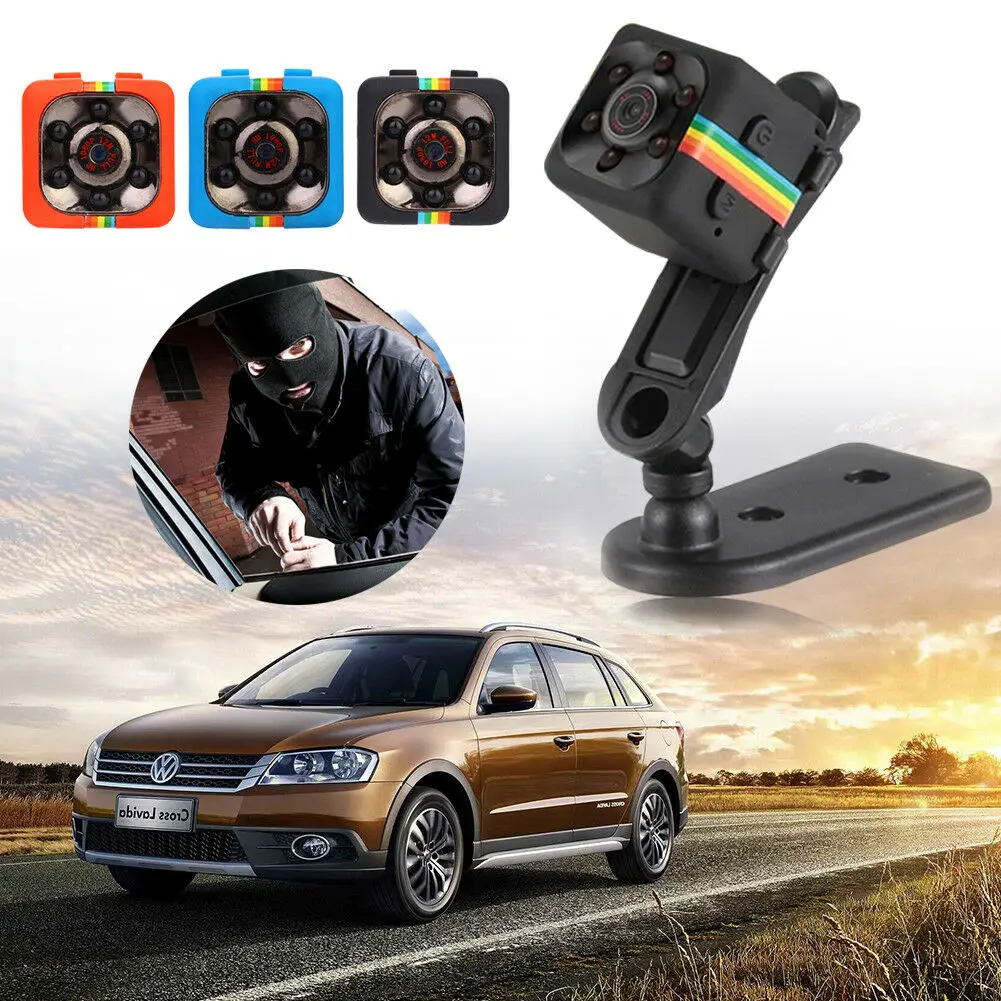 

SQ11 Mini Camera 1080P Full-HD Night Vision Camcorder Car Video Recorder DV Cameras Blue
