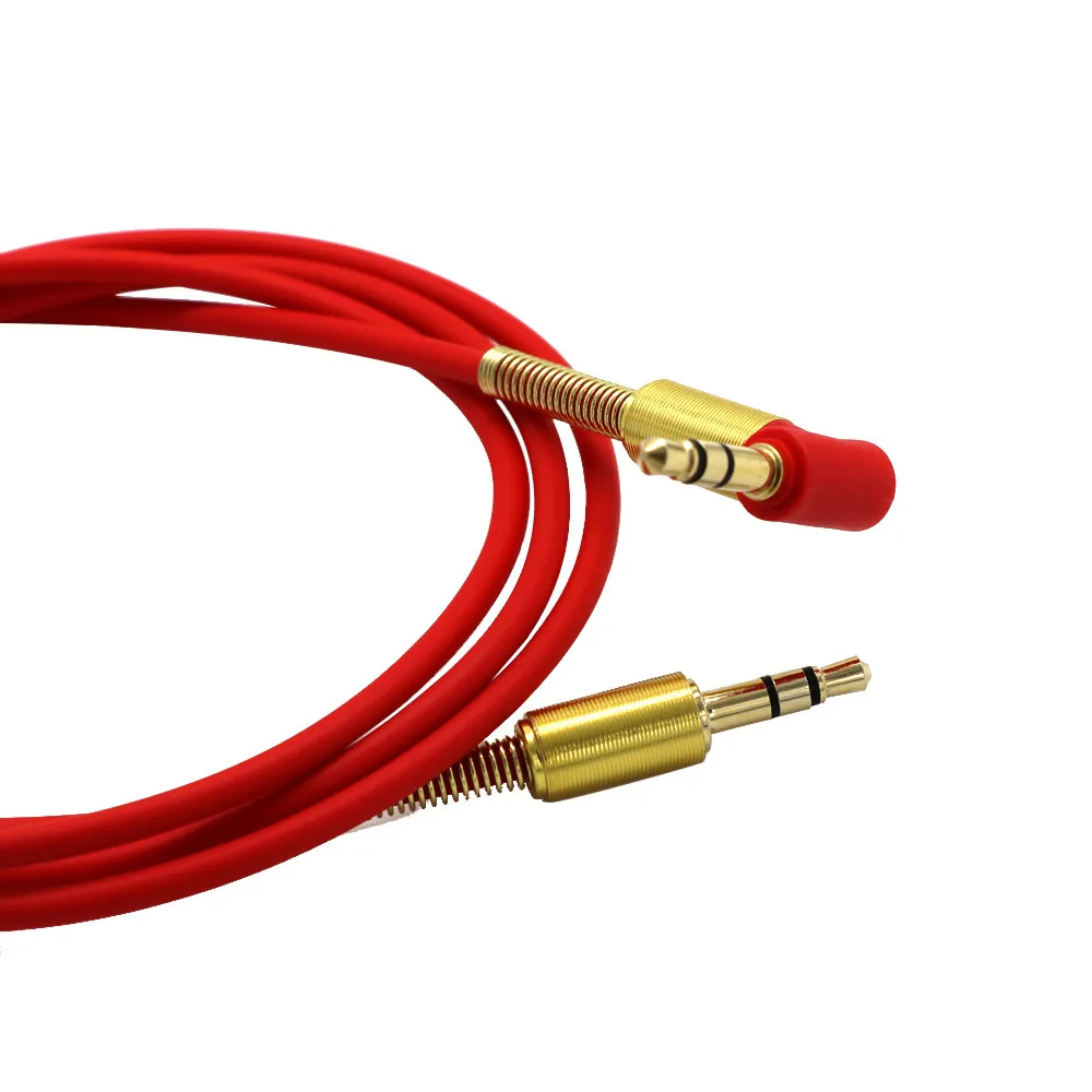 3.5mm Jack Elbow Male to Male Stereo Headphone Car Aux Audio Extension Cable (3)