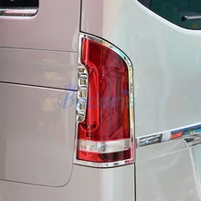 Хромированная крышка багажника Панель Свет Накладка лампы для Mercedes Benz Vito W447 автомобильные аксессуары