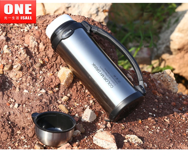 1200ml Travel Kettle Thermos Cup Stainless Steel Thermos insulated