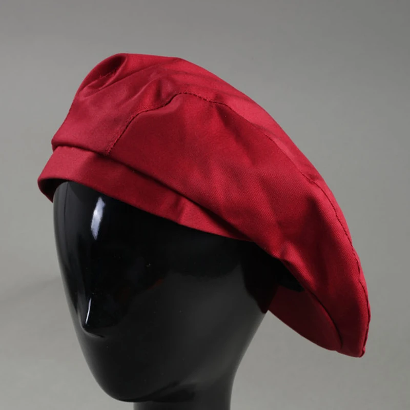Chef Hat Restaurant Chef Kitchen Workwear Hats Chili Forks Prints Hotel Waiter Hats Cooking BBQ Berets