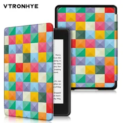 Чехол для Kindle Paperwhite 2018 версия Colorized из искусственной кожи защитный чехол для funda Kindle Paperwhite 4 10th поколения