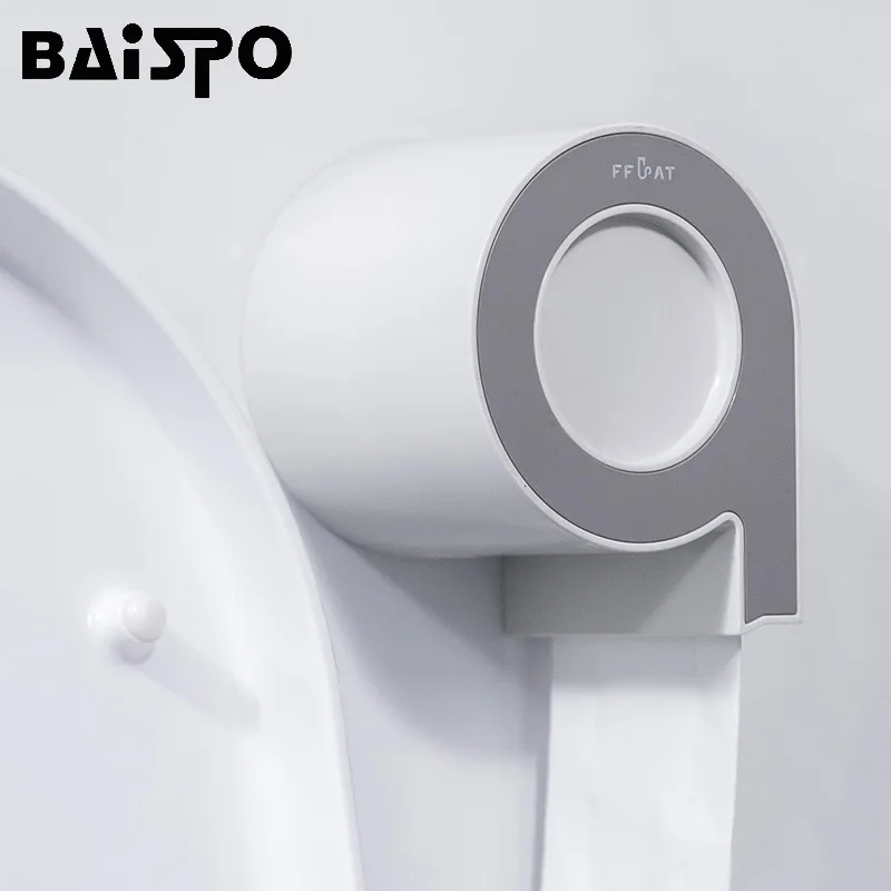 

BAISPO Wall-mounted Toilet Paper Holder Waterproof Hygienic Paper Dispenser For Bathroom Home Storage Box Bathroom Accessories