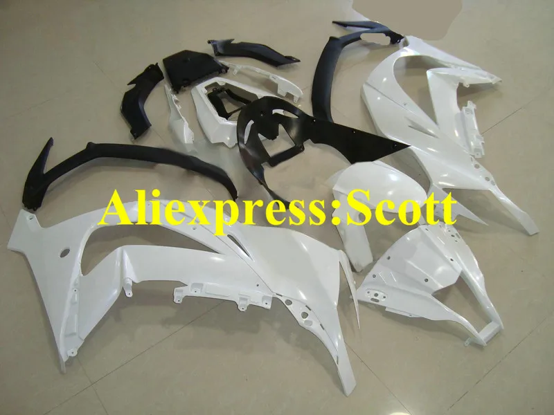 

Injection mold Fairing Kit for KAWASAKI Ninja ZX10R 11 12 13 14 15 ZX 10R 2011 2015 ABS Cool White Fairings set+gifts KX07