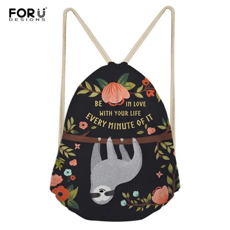 FORUDESIGNS/2 шт./компл. рюкзак женский милый ленивый принт рюкзаки школьные сумки для подростков девочек Mochila Feminina Sac a Dos - Цвет: L4915Z3