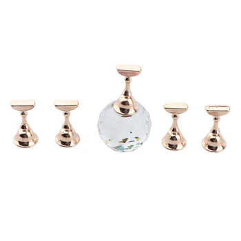 

Nail Tips Stand Holder, Magnetic Nail Art Display Tips Holder for Salon DIY and Practice