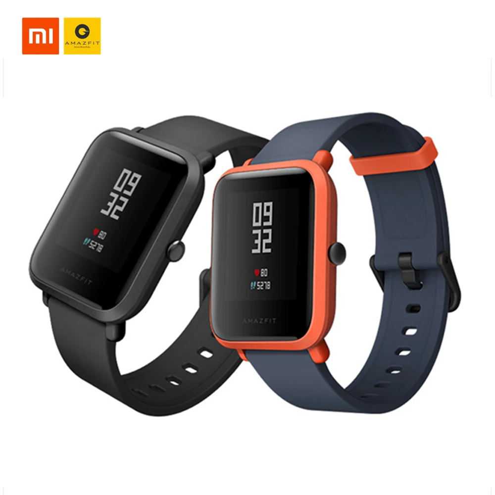 

English Version Xiaomi AMAZFIT Bip GPS Sports Smart Watch Men Gloness Smartwath Waterproof Smartwatch for Mi Fit VS Mi band 3