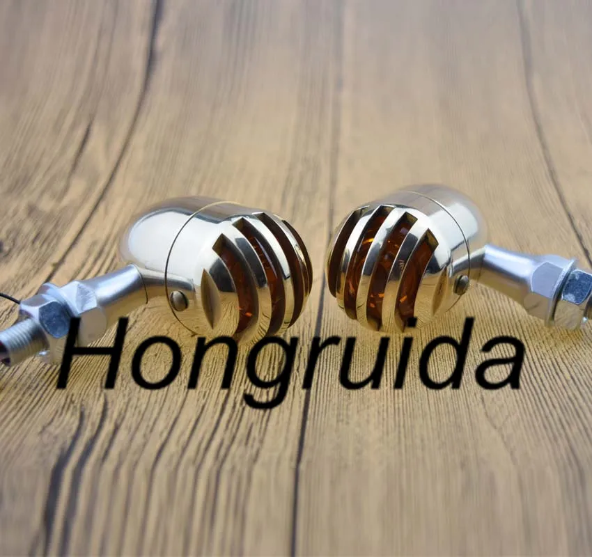 motorcycle brass turn signals for harley vintage turn light for bobber