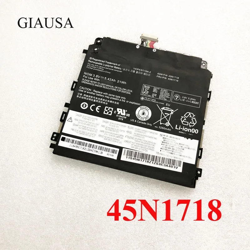 Новый аккумулятор 45N1718 для lenovo Tablet 8 45N1714 45N1715 45N1719 1ICP4/57/104-2 Аккумулятор ноутбука 3 в