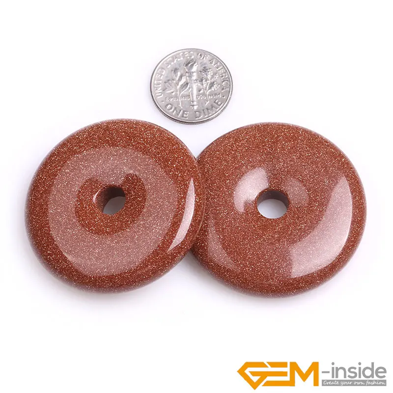 30 мм Форма для пончиков натуральный камень бусины для изготовления ювелирных изделий: индийские Агаты, обсидиан, мох Агат, красные яшмы, тигровый глаз