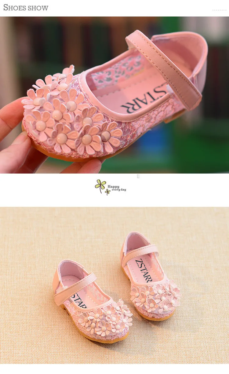 Scsech/сетчатая обувь для девочек, сандалии принцессы без шнуровки для маленьких девочек, тонкие туфли с кружевными цветами, детская обувь для