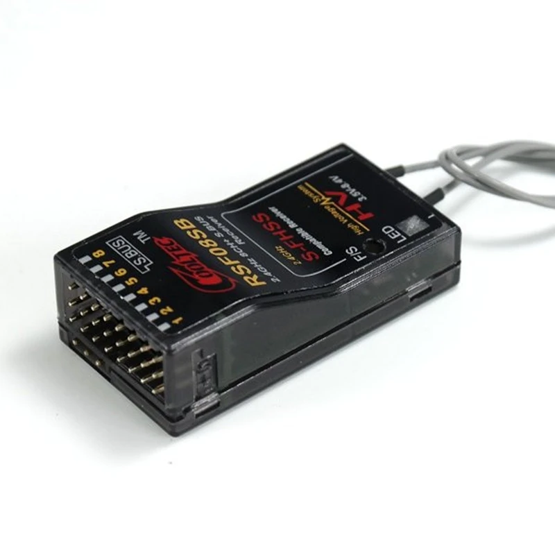 

CoolTec RSF08SB 8CH Receiver Compatible for Futaba S-FHSS S.BUS 10J 8J 6J 4GRS 4PX Transmitter