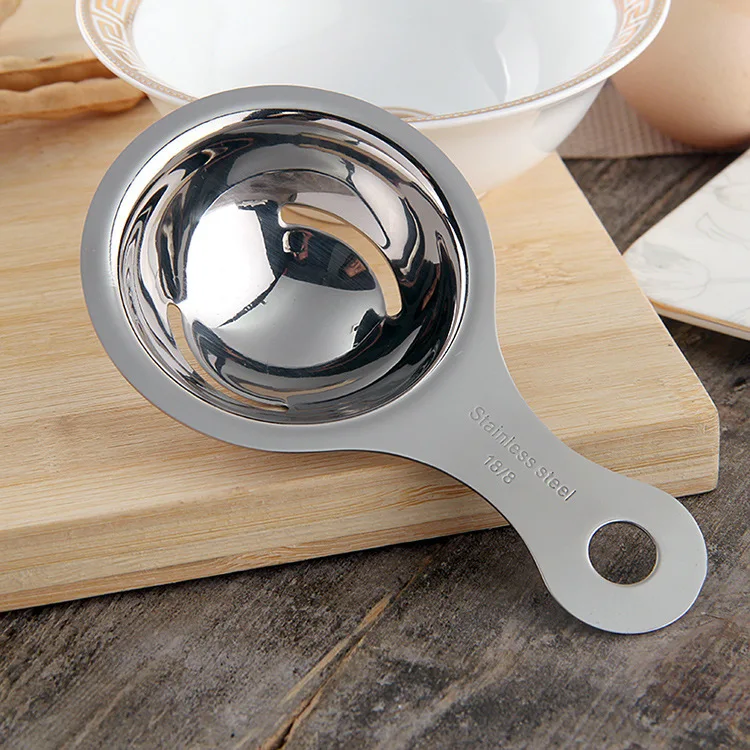 

Kitchen tool egg separator stainless steel protein filter egg filter stainless steel egg white separator
