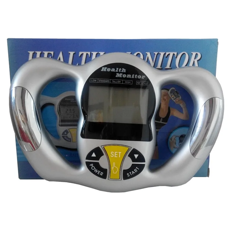 2016 High Quality 1Pcs Silver Health Monitor BMI Meter Handheld Tester