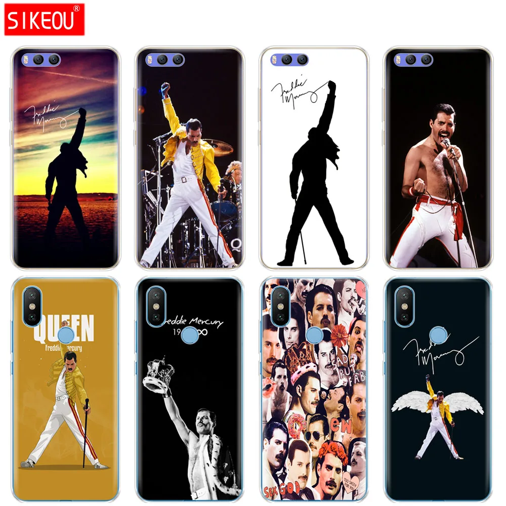 Силиконовый чехол для Xiaomi Mi 8 8SE A1 A2 5 5S 5X 6 Mi5 MI6 NOTE 3 MAX Mix 2 2S Freddie Mercury Queen band|Бамперы| |