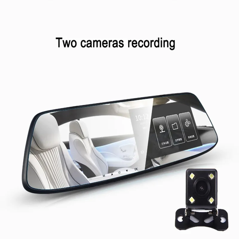 Автомобильный видеорегистратор с двумя камерами 4 5 дюйма Full HD 1080P IPS|car dvr camera|dual lens