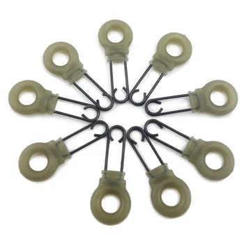 

100PCS Small Multi Clips Fishing Carp Fishing Connectors Quick Change Steel Rigs Links Strong Powerful Tackle Pesca