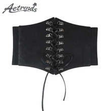 [AETRENDS] широкие эластичные ремни для женщин форма тела Ретро дизайн женский ремень тонкий корсет пояс дамские широкие пояса D-0110