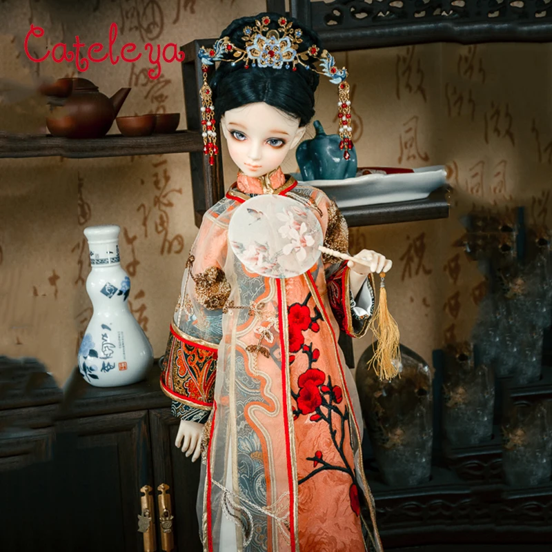 

Cateleya BJD doll dress 1/3 1/4 DD qing court dress Doll Accessories