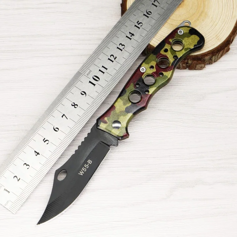 Folding Blade Pocket Camping Survival Knife Mini Blade of Fruit Handle with Fine Karambit Scalpel Pocket Knife